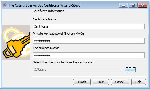 Security Wizard Step 1